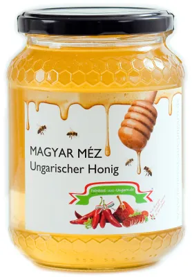 Echter Ungarischer HONIG | Akazienhonig 1kg Glas, EIGENMARKE