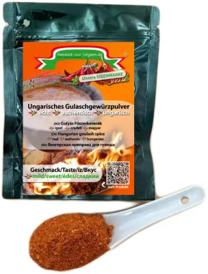 Ungarisches Gulaschgewürzpulver 75g MILD, Gulyás fűszerkeverék