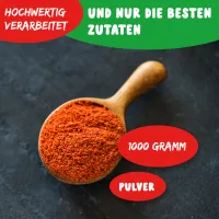 1000g Paprikapulver im ALU-beute...